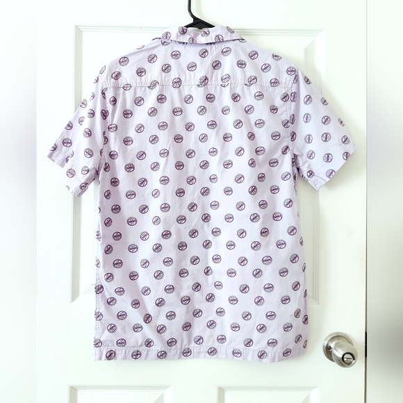Disney Pixar Movie Up Grape Soda Print Button Down Shirt - Picture 2 of 4